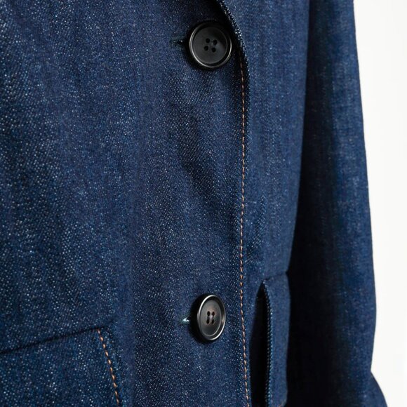 Prada AW/20 Denim Fringe Blazer - Picture 5 of 16